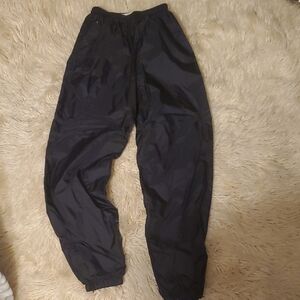 Vintage 90s Nike Black Nylon Windbreaker Pants Black Tag Nike Unisex MENS S